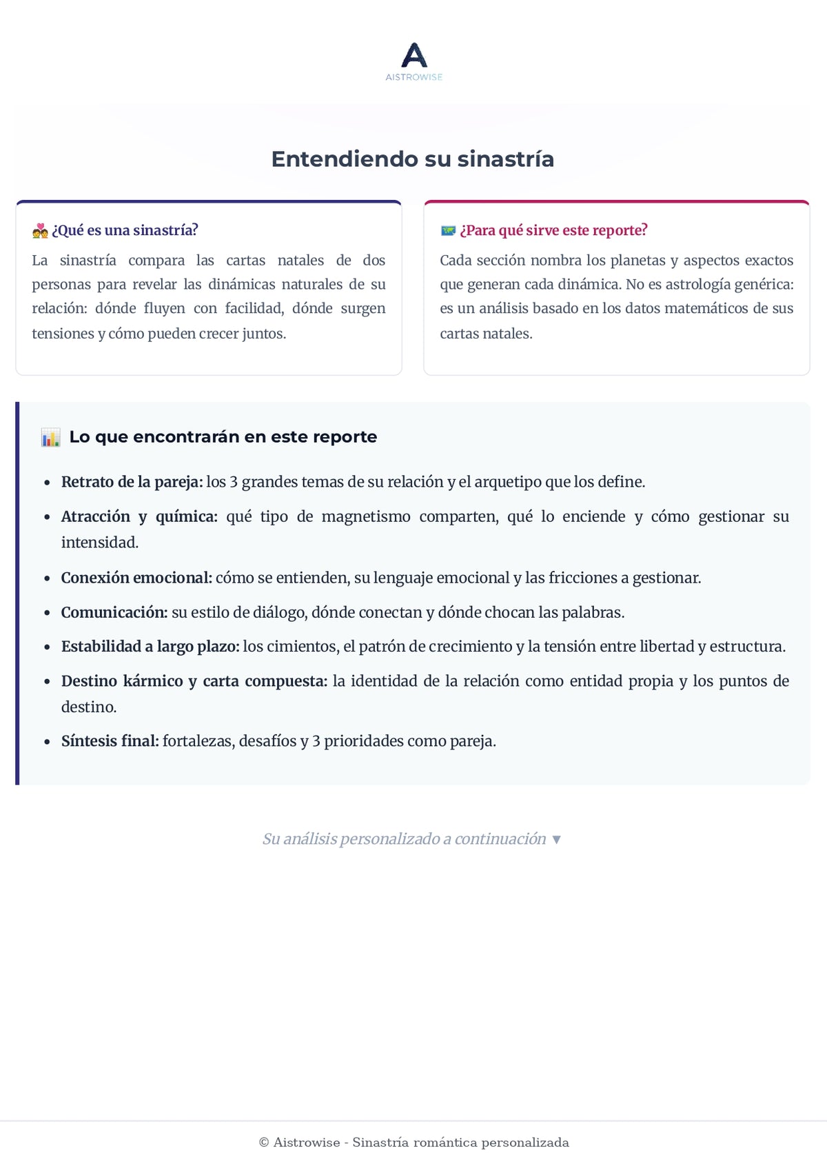 Página 2 del informe de ejemplo