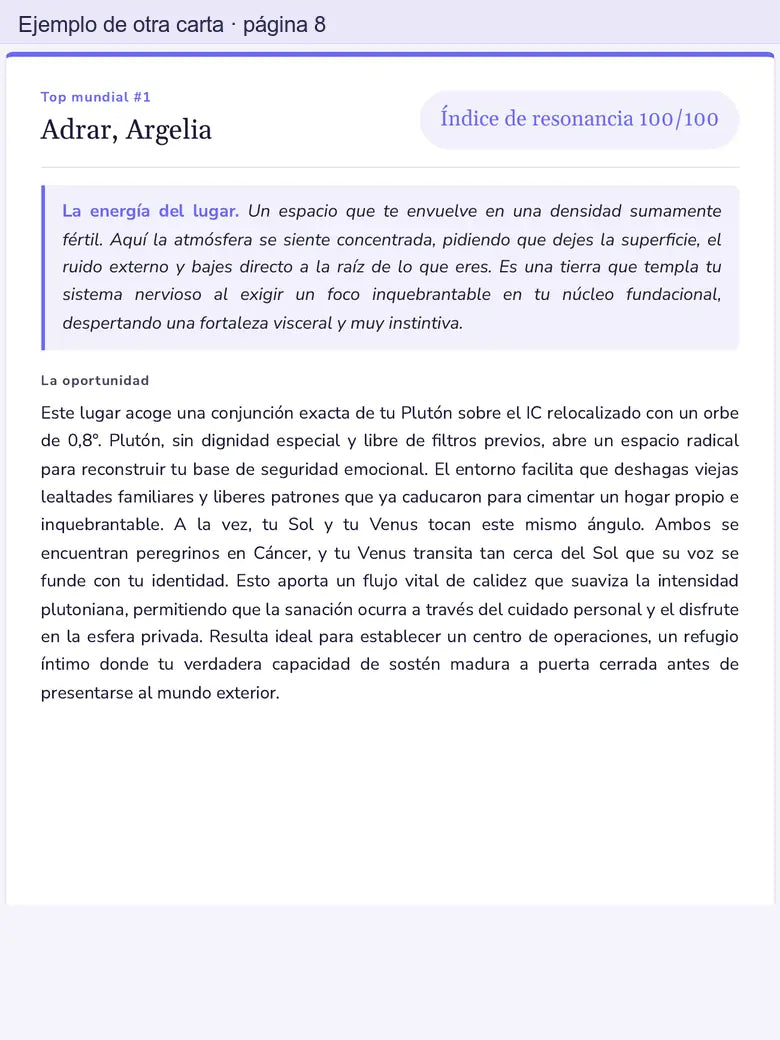 Página 8 de la lectura de ejemplo
